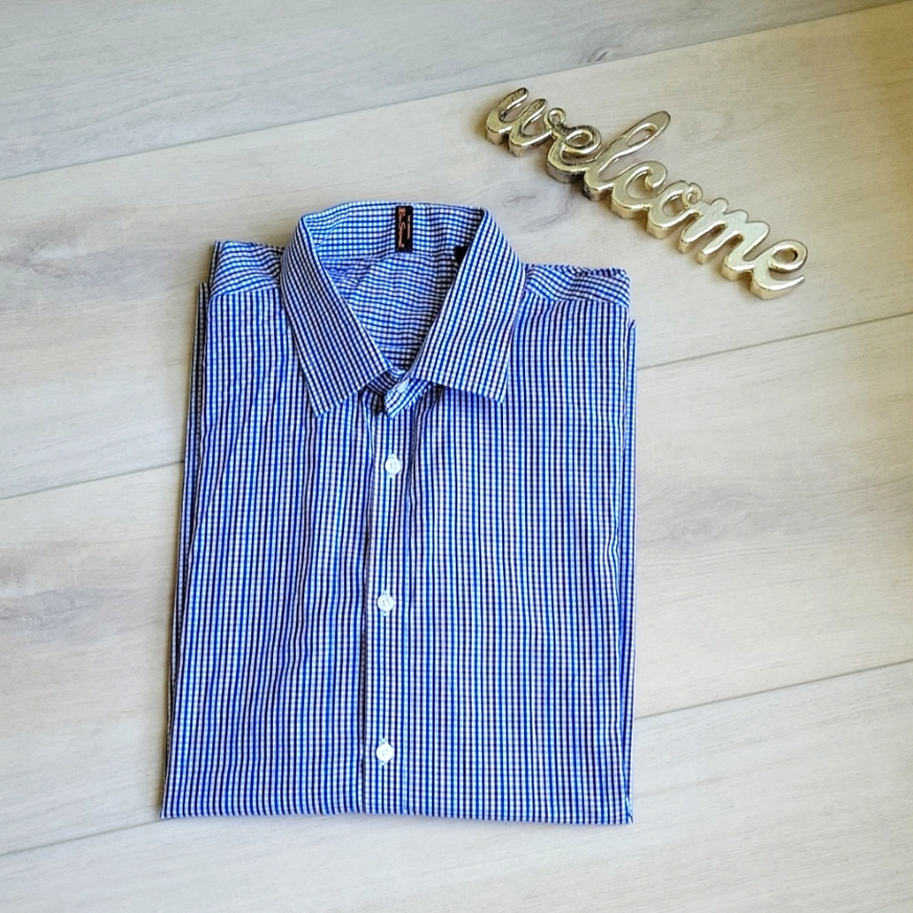 Ben‎ Sherman Button Down Casual Shirt size XL